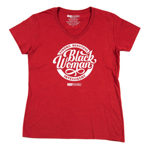 Strong-Beautiful-Intelligent-Black-Woman-Independence-Red-Shirt